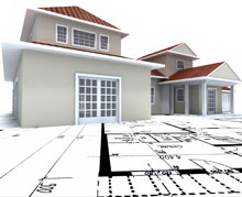 manos, compas, planos de arquitectura