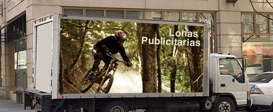 lonas publicitarias en camión